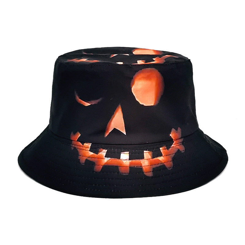 Pumpkin Grimace Printed Hat
