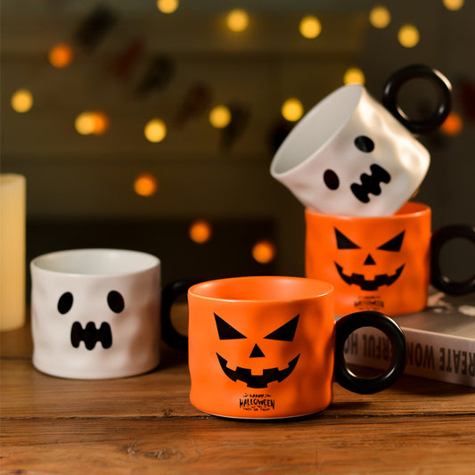 Pumpkin Ceramic Cup Party