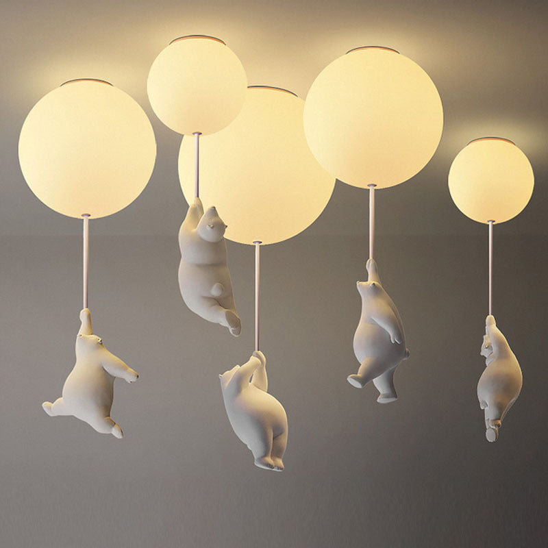 Teddy Bear Ceiling Lamp