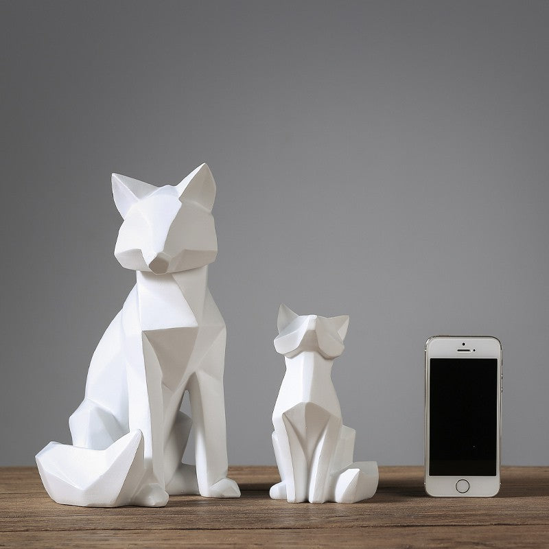 Origami Fox Sculpture