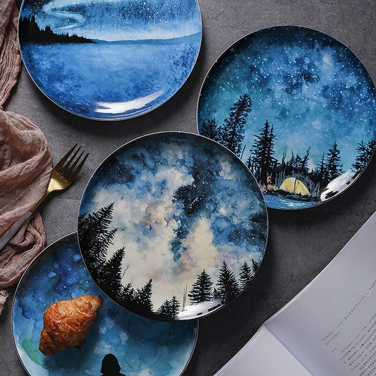 Starry Night Plates