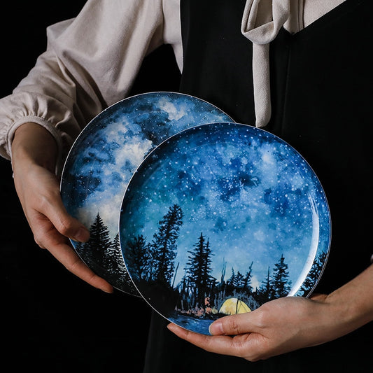 Starry Night Plates