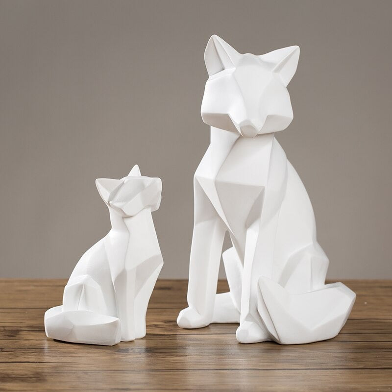 Origami Fox Sculpture