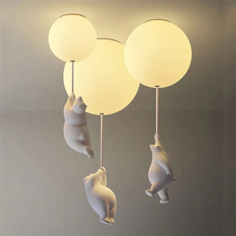 Teddy Bear Ceiling Lamp